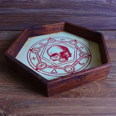 Produktbild von Dice Macabre Wooden Dice Tray