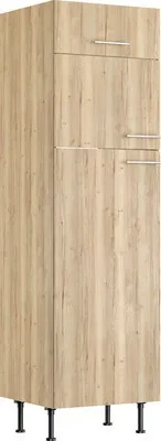 Produktbild von Optifit Kühlumbauschrank für 145er Einbaukühlschrank Erik290 BxTxH 60 x 58,4 x 211,8 cm wildeiche strukturiert matt zerl
