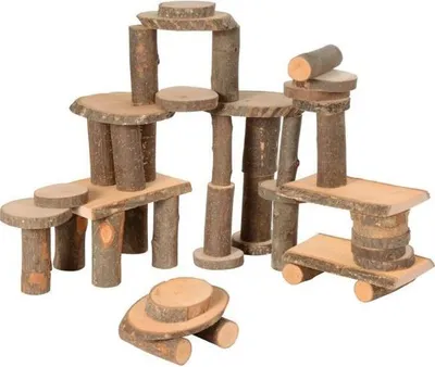 Image de Ensemble en bois naturel