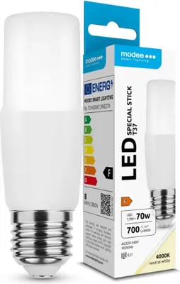 Obrázok produktu pre Modee Lighting LED žiarovka E27 7,9W 4000K T37 (70W)