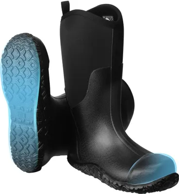 Produktbild von Gummistiefel Sicherheitsschuhe - Arbeitsstiefel, Regenstiefel, Größe 12 US - Schutzschuhe für die Arbeit und schlechtes Wetter