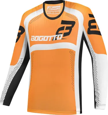 Immagine prodotto di Maglia da motocross Bogotto Ares-MTN, nero/arancio/bianco, 3XL