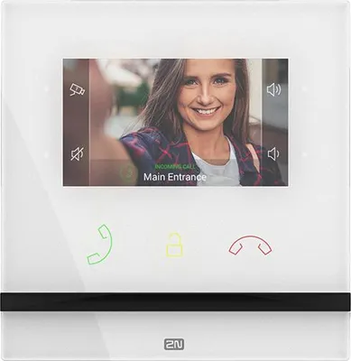 Image de 91378501WH - Intérieur Compact blanc - répondeur vidéo, LCD 4,3
