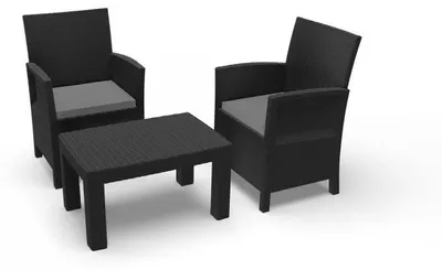 Produktbild von Set Gartenmöbel 2 Sessel Kissen und Tisch Tropea Grand Soleil