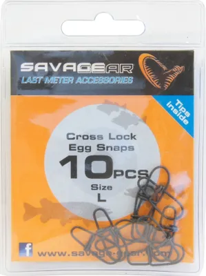 Produktbild von Savage Gear Egg Snap - 10 Snaps, Größe:L