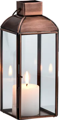 Produktbild von Marrakesch Vintage Deko Windlicht Laterne 22cm antik aus Metall & Glas | Teelichthalter als Tischdeko Wohnzimmer Deko | Kerzenhalter Windlichter Nelios als Balkon Terrasse & Garten Aesthetic Deko