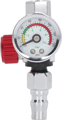 Obrázek produktu pro G1/4" regulátor tlaku vzduchu pro stříkací pistole, rychlý a přesný regulátor tlaku vzduchu pro stříkací pistole, 0 až 10 barů