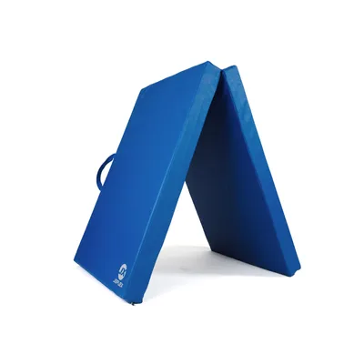 Produktbild von Turnmatte klappbar 200 x 70 x 8 cm BLAU Weichbodenmatte