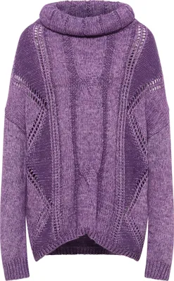 Image de Pull EVERA pour femme - Violet foncé, M/L