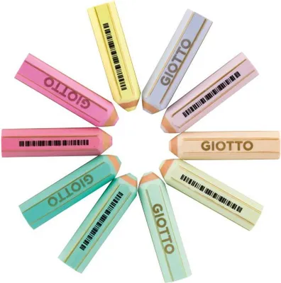 Produktbild von Giotto Happy Gomma, Gummi, Mehrfarbig, Kinder, 40 Stück(e), Phthalate, PVC