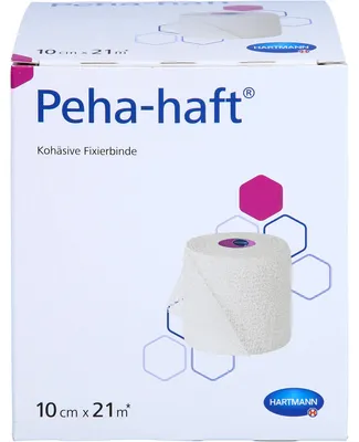 Image de Bande de fixation cohésive Peha-haft sans latex 10 cm x 21 m, 1 p. Bande