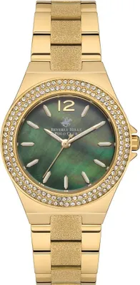 Produktbild von Damenarmbanduhr BEVERLY HILLS BP3591X.170 in grünem Fashion als Geschenk.