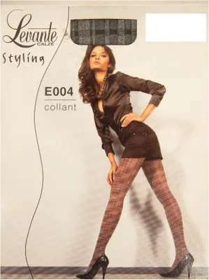 Produktbild von Damen Strumpfhosen Socken 70 den 77 dtex mode gearbeitet nackte Zehen flache Nähte Baumwollzwickel LEVANTE Artikel E004, 1/2 - S/M, Cotone 2%,Poliammide 88%,Elasthan 10%