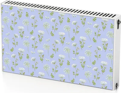 Produktbild von Blumen – Magnetische Heizkörperabdeckung – 100x60 cm – Magnet Heizkörperabdeckung – 3D Würfel – Heizkörperverkleidung – Magnetische Wandverkleidung – Wetterfest