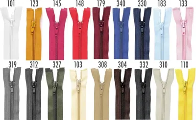 Obrázek produktu pro Zip spirálový 5mm dělitelný 30cm - černý - 12 Ks.