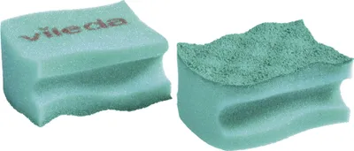 Produktbild von Vileda Glitzi PurActive Schwamm 2+1 entfernt Schmutz kratzfrei grün Sparpack