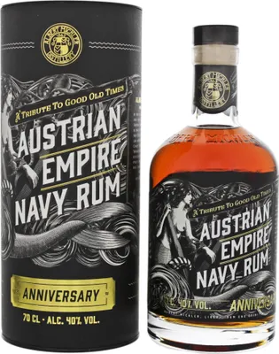 Produktbild von Austrian Empire Navy Rum ANNIVERSARY 40% Vol. 0,7l in Geschenkbox