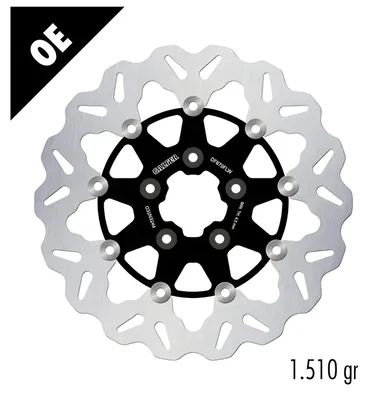 Image de Disque de frein Galfer 2x DF679FLW WAVE®, flottant, avant, de 292x5 mm, pour Harley