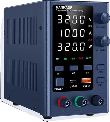 Image de Alimentation à courant continu, 0-30 V, sortie 0-10 A, EPS3210-N Noir