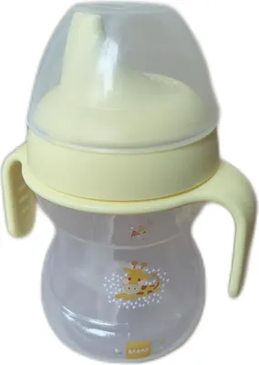Image de MAM Tasse d'apprentissage à boire Poignées amovibles Bec verseur 6+ mois 190 ml Tasse d'apprentissage