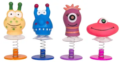 Produktbild von 4er-Set Lustige Wackel-Aliens -, KI-generiertes Bild