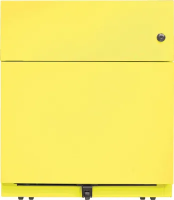 Produktbild von BISLEY Note Rollcontainer gelb 2 Auszüge 42,0 x 56,5 x 49,5 cm