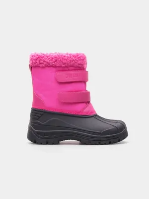 Image de Bottes de neige pour enfants avec velcro Fuchsia Big Star MM374112 30