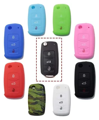 Produktbild von Schlüsselgehäuse, schwarz, für Volkswagen, Seat, Skoda