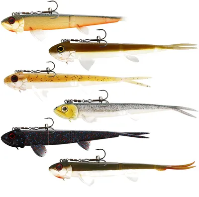 Produktbild von Westin Twinteez Pelagic V-Tail R 'N R 21cm 70g - 1 Gummiköder, Farbe:Light Baitfish