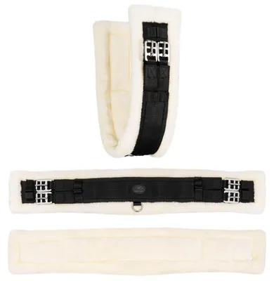 Obrázok produktu pre Krátky podväzok Equinate Winslow so syntetickou jahňacinou 30 cm