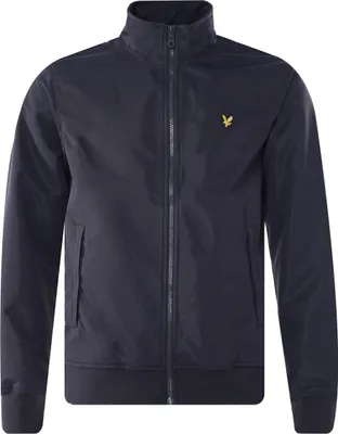 Image de Lyle & Scott Mesh Backed Funnel Neck Jacket Bleu - Grand L