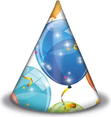 Image de chapeaux de fête ballons 6 pièces multicolores