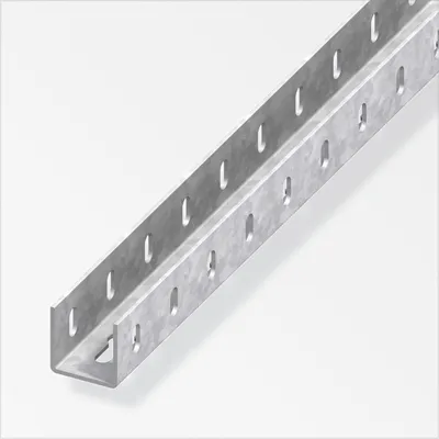 Produktbild von alfer U-Profil 1 m, 35.5 x 1.5 mm Stahl verzinkt