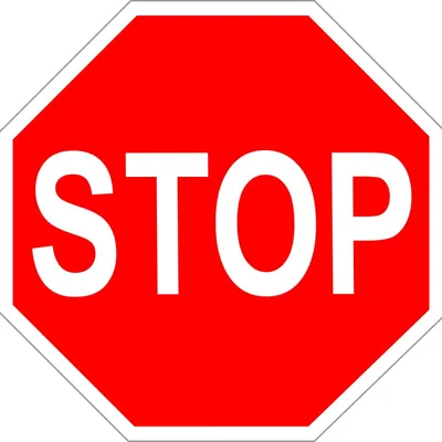 Produktbild von Aufkleber STOP Stopschild Verkehrsschild 70cm
