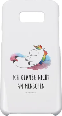 Produktbild von Mr. & Mrs. Panda Samsung Galaxy S8 plus Handyhülle  Einhorn Wolke 7 - Weiß - Geschenk, Handy, Hülle, Einhörner, Cover, Menschen, Lustig, Glaube, Unicorn, Case