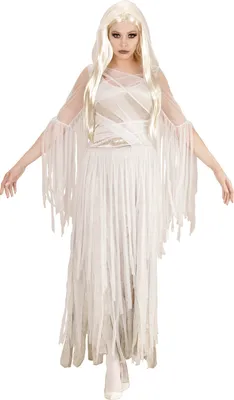 Productafbeelding van Kleid, spookachtige geest, zombie, ecru, maat: M