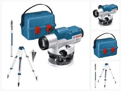 Produktbild von Optisches Nivelliergerät GOL 32 G, mit Baustativ BT160, Messstab GR 500