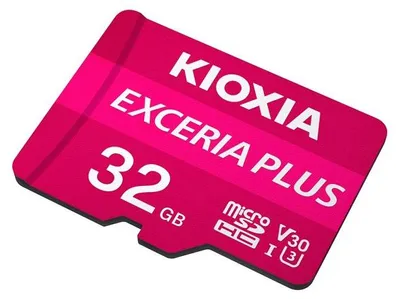 Obrázek produktu pro Kioxia Exceria Plus, 32 GB, MicroSDHC, Třída 10, UHS-I, 98 MB/s, 65 MB/s