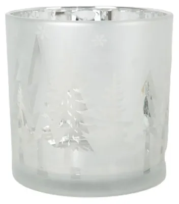 Produktbild von TrendLine Deko Windlicht Glas Ø 15 x 15 cm silber