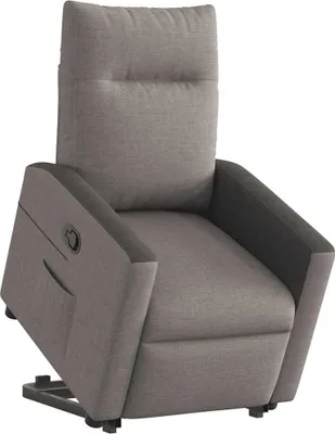 Image de vidaXL Fauteuil relax avec releveur Taupe Tissu