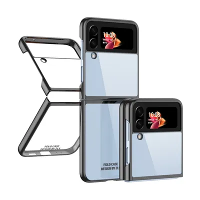 Obrázek produktu pro Pro Samsung Galaxy Z Flip4 Galvanické průhledné pouzdro na mobilní telefon ochranný kryt