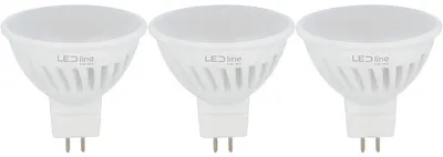 Produktbild von LED line PRIME LED Spot GU5.3 MR16 5W 600lm 12V 3 Stück