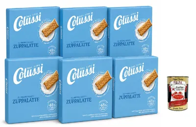 Produktbild von Colussi Italian Gourmet Bundle Zuppalatte Kekse 6x500g 3kg + Polpa