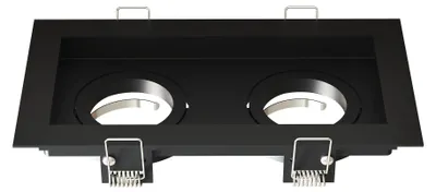 Image de Ledvion spot encastrable LED noir douille GU10 dimmable