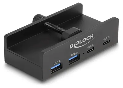 Zdjęcie produktu dla DELOCK Externer USB 5 Gbps 4 Port HUB 2x USB Typ-A & C