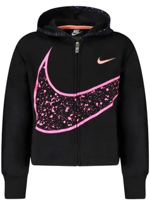 Image de Sweat-Shirt Zippé Noir Nike Pour Fille