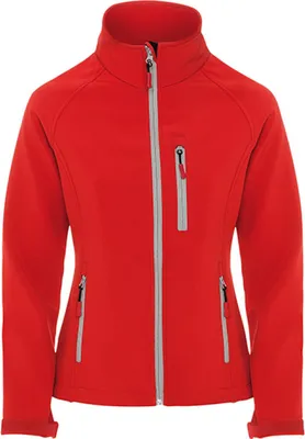 Produktbild von Roly SS6433 | Damen Antartida Softshell Jacket, 2-lagig - Farbe: Red 60 - Größe: XXL