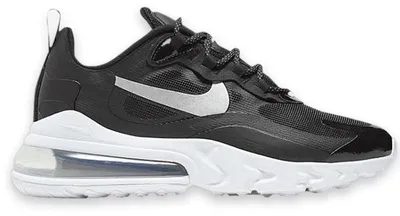 Produktbild von Nike Air Max 270 React Black Metallic Silver (Women's) - EU 40