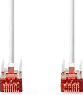 Image de Câble réseau CAT6 | RJ45 mâle | RJ45 mâle | S/FTP | 0.15 m | Intérieur | Rond | LSZH | Blanc | Boîtes