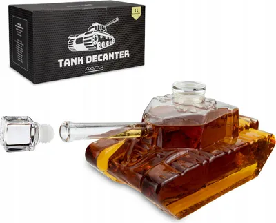 Produktbild von Whisky DEKANTER KARAFFE PANZER - Geschenk für einen Mann